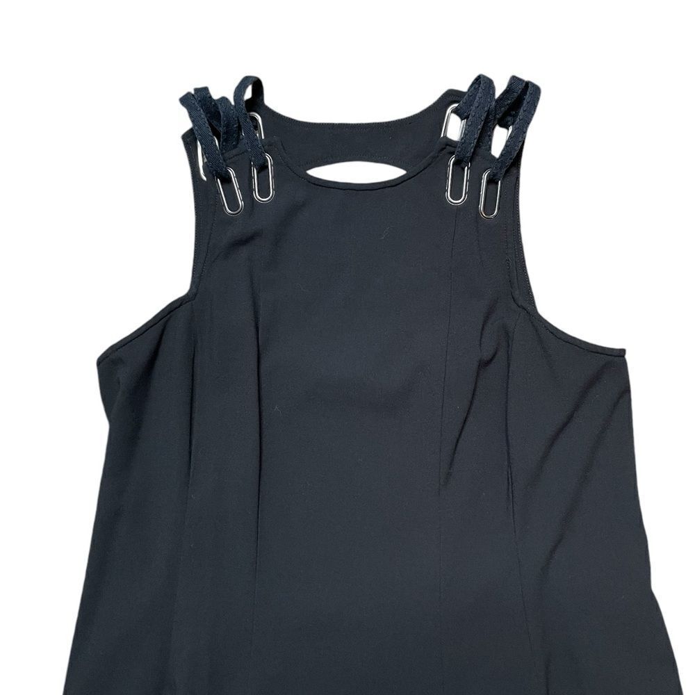 FREE PEOPLE Baby Love Sleeveless Open Back Dress Black Size Small - Picture 6 of 10